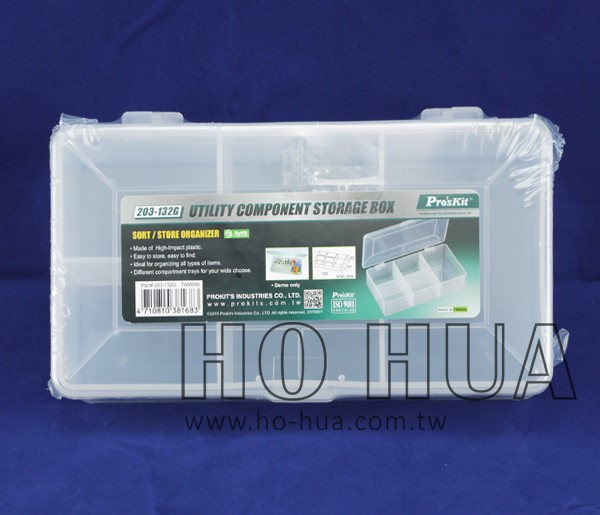5格零件盒 180x97x42mm 03-104 (203-132G)