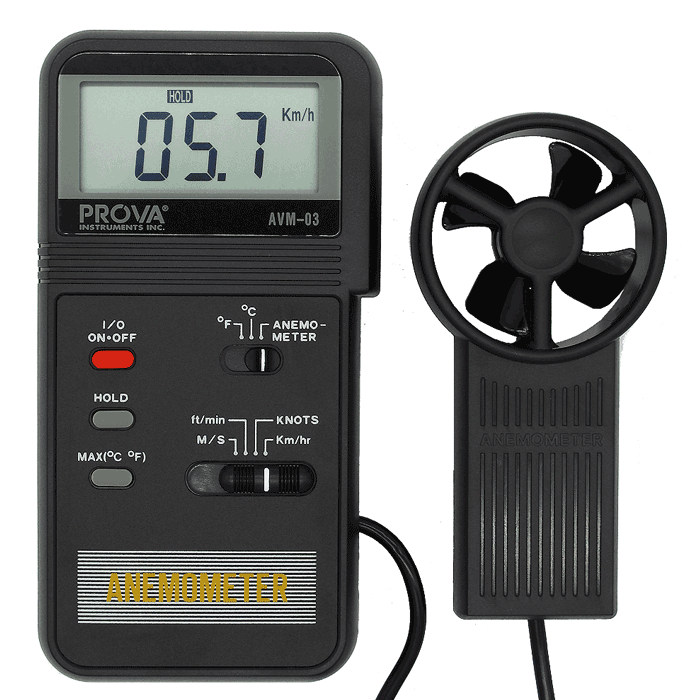 TES 數位式風速溫度計  ( AVM-03 )