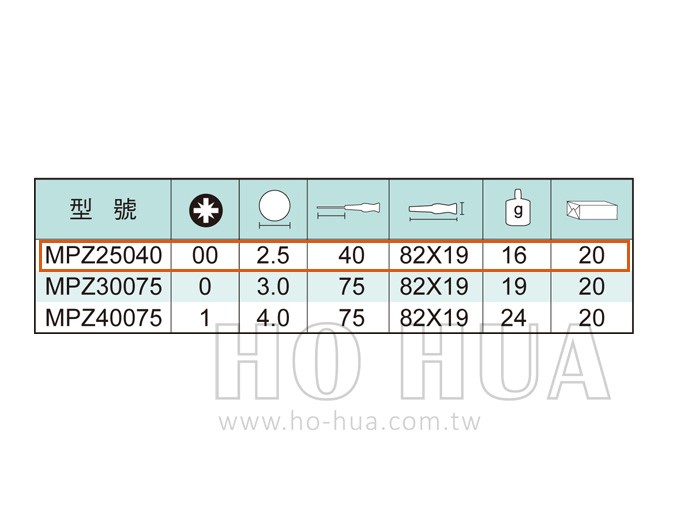 ALSTRONG 精密米字起子00*40mm  ( ALS-#MPZ25040 )