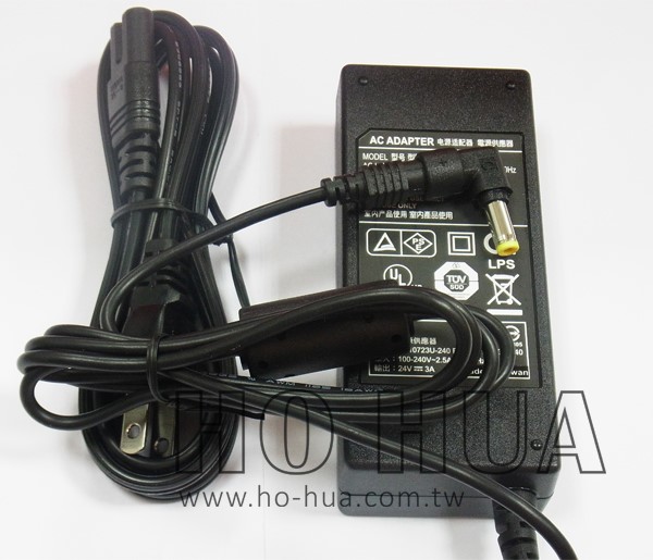 AC110-240V/ DC 24V 3A 筆記型電腦用