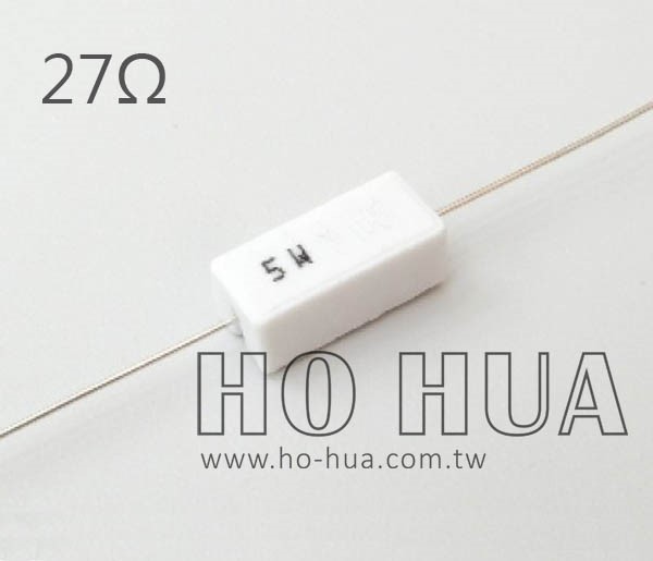 5W 27Ω水泥電阻