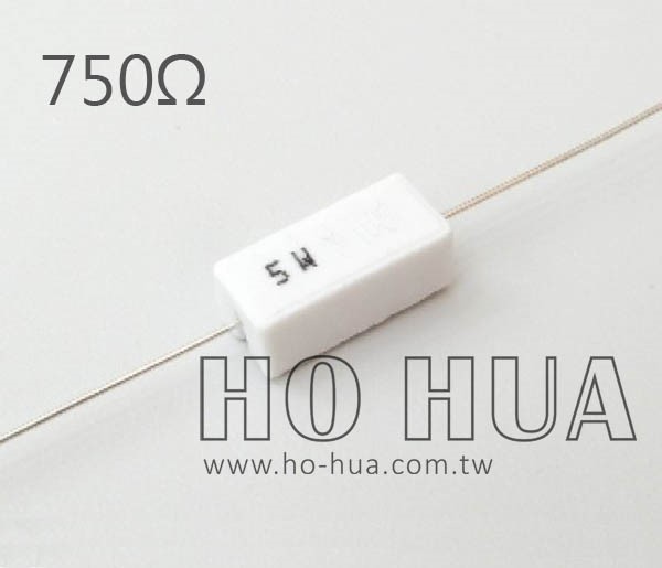 5W 750Ω水泥電阻
