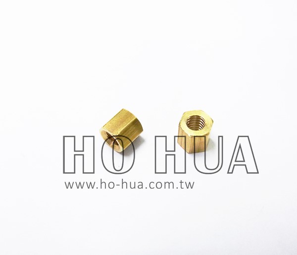 0.5cm 粗牙雙母 銅柱