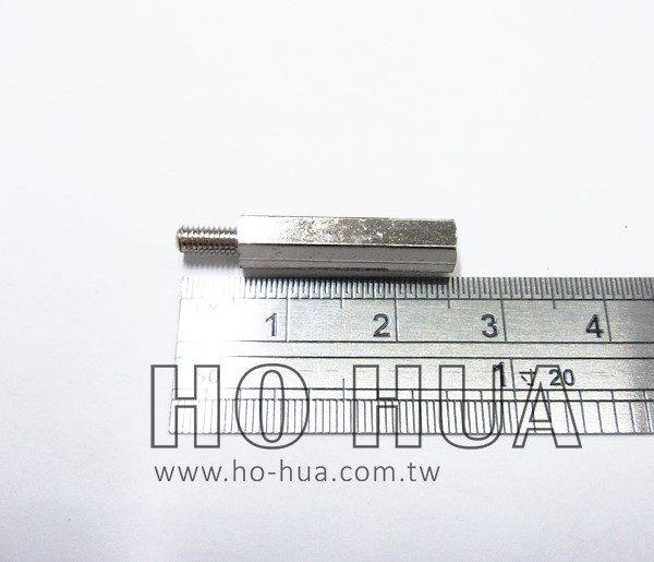 2.0cm 細牙銅柱 鍍鎳