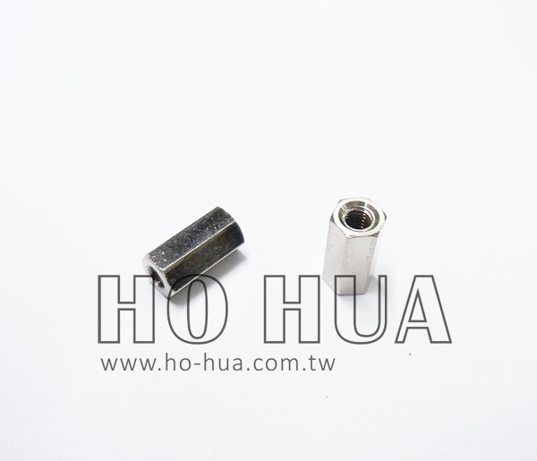 1.0cm 細牙雙母 銅柱 鍍鎳