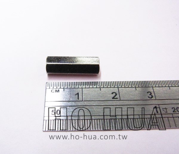 1.5cm 細牙雙母 銅柱 鍍鎳