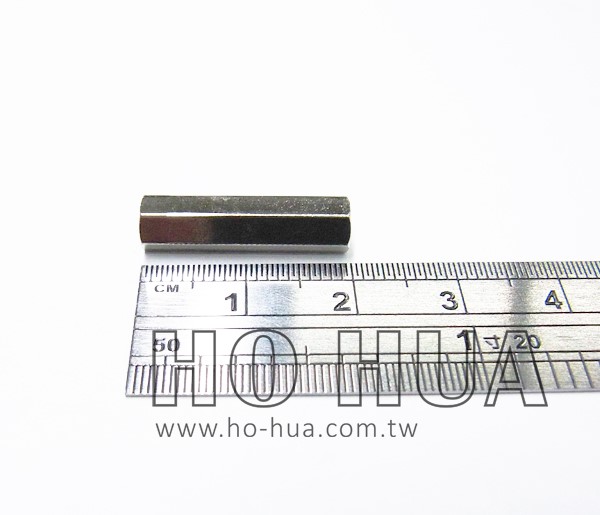 2.0cm 細牙雙母 銅柱 鍍鎳