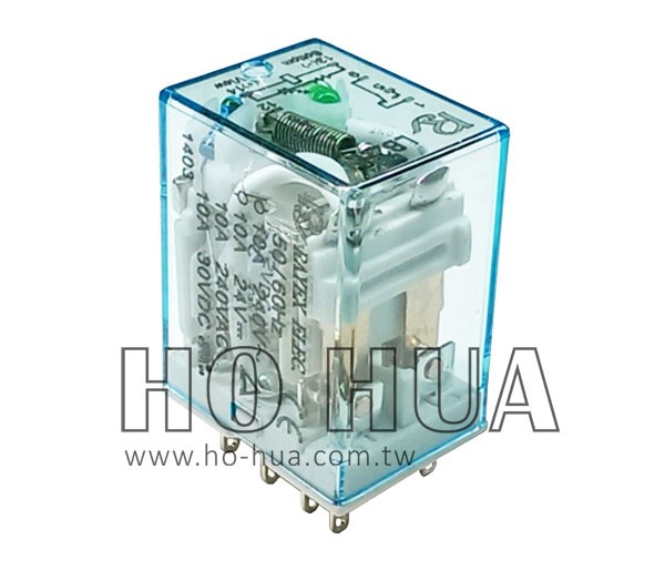 LB2HN-12DS"2組接點"繼電器焊線附LED ( LB2HN-12DS/DC12V )