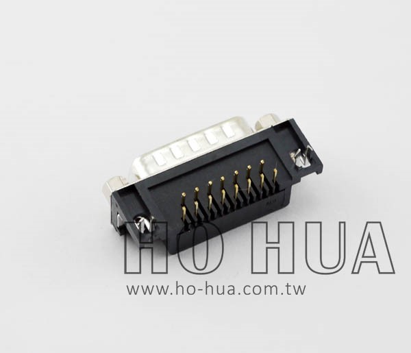 15P插板式公座90°