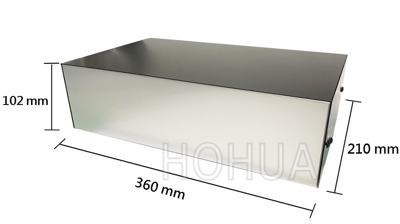220鋁盒 (上蓋為鐵) ( 360 (L) x 210 (W) x 102 (H) mm )