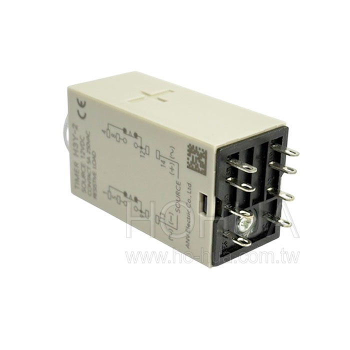 ANV士研 迷你限時繼電器 H3Y-2 12VDC 1S