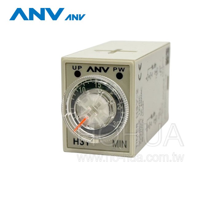 ANV士研 迷你限時繼電器 H3Y-2 12VDC 30M