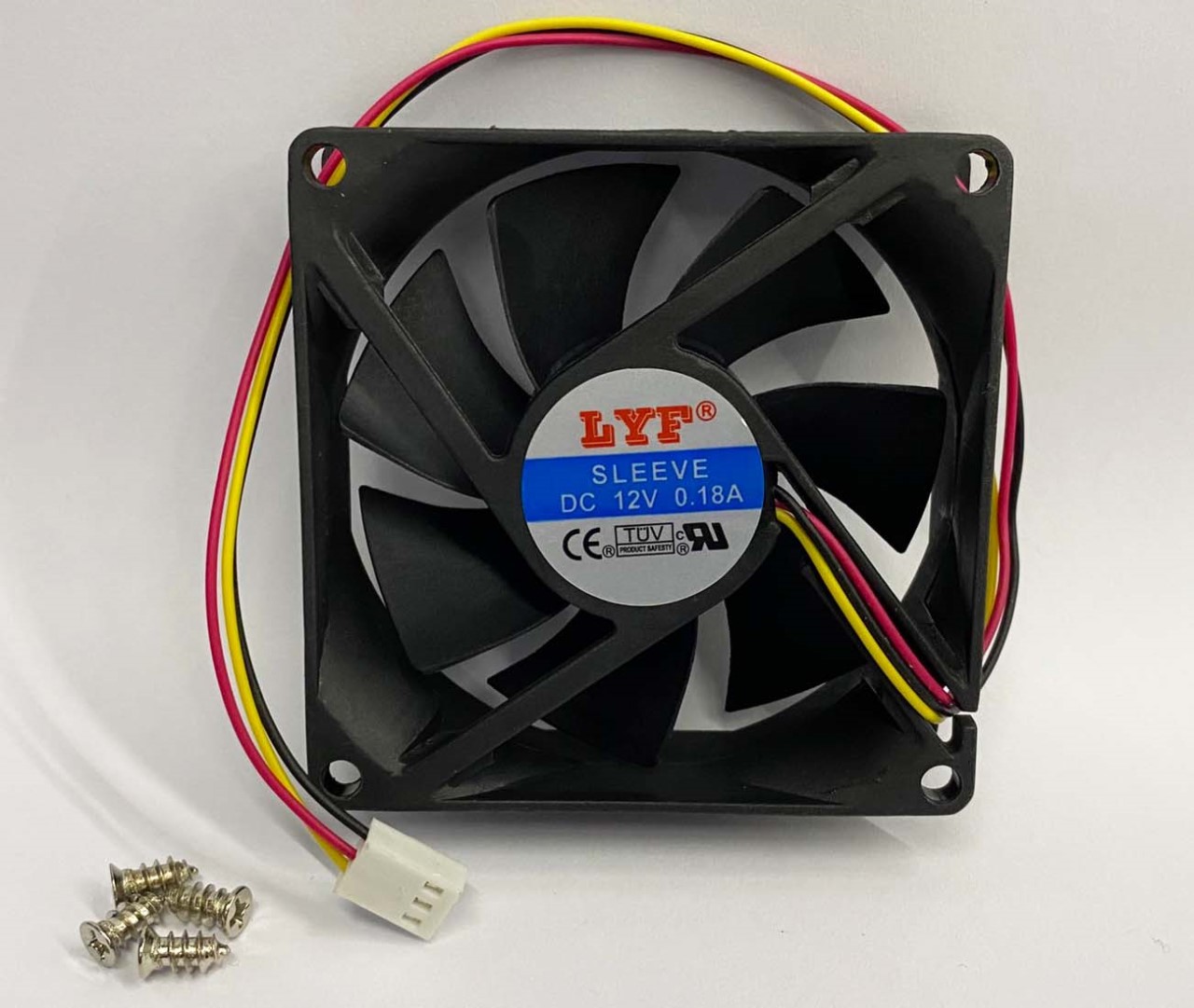 8CM CASE用風扇 3PIN  ( F-8x8/3P.CR-9 )