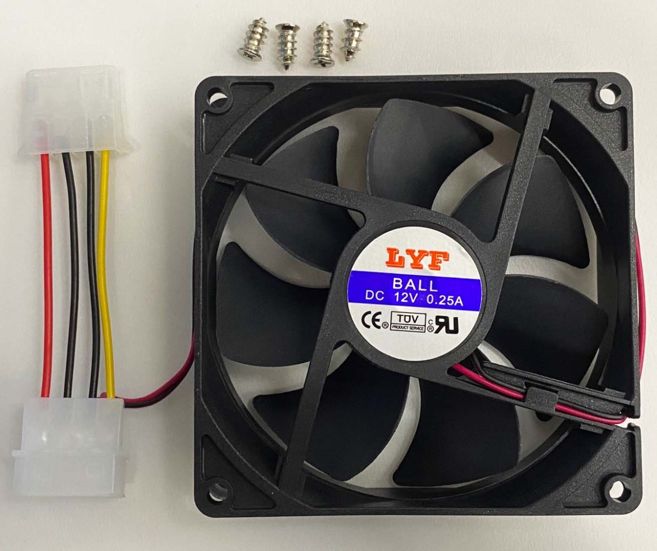 9CM CASE用風扇 4PIN  ( F-9x9/4P.CR-12 )