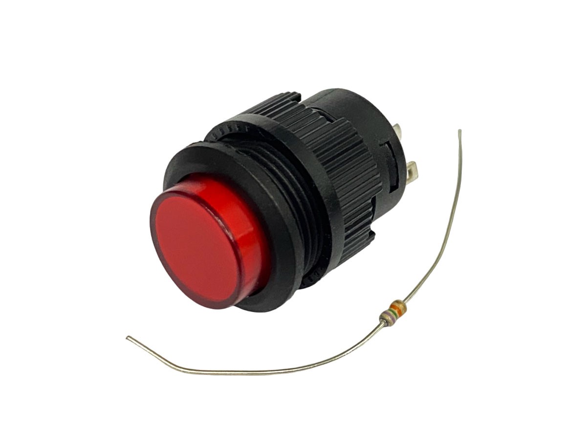 16mm圓型有段開關附電阻110V