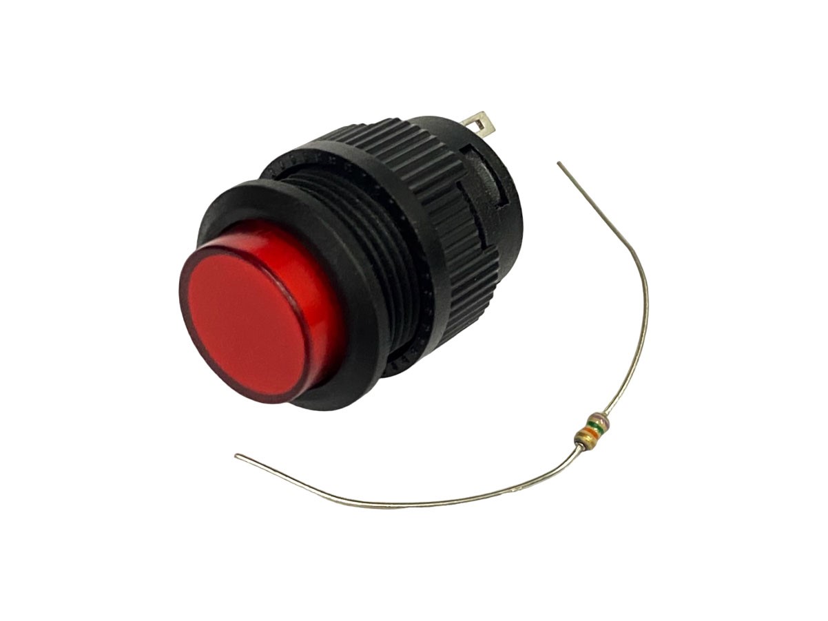 16mm圓型無段開關附電阻110V