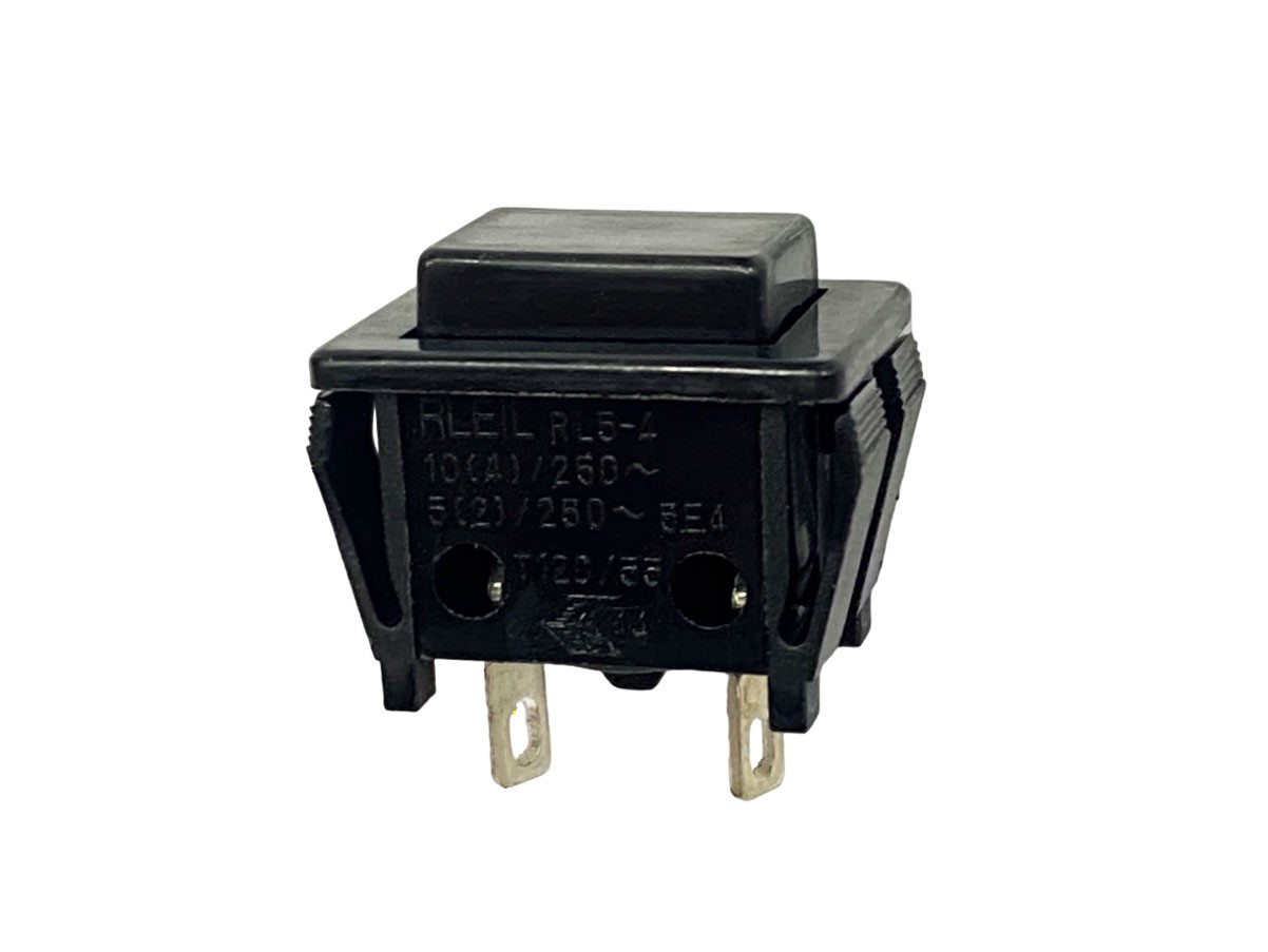 方型按壓式開關(吹風機用)黑 ( G4123-BK/1pcs )