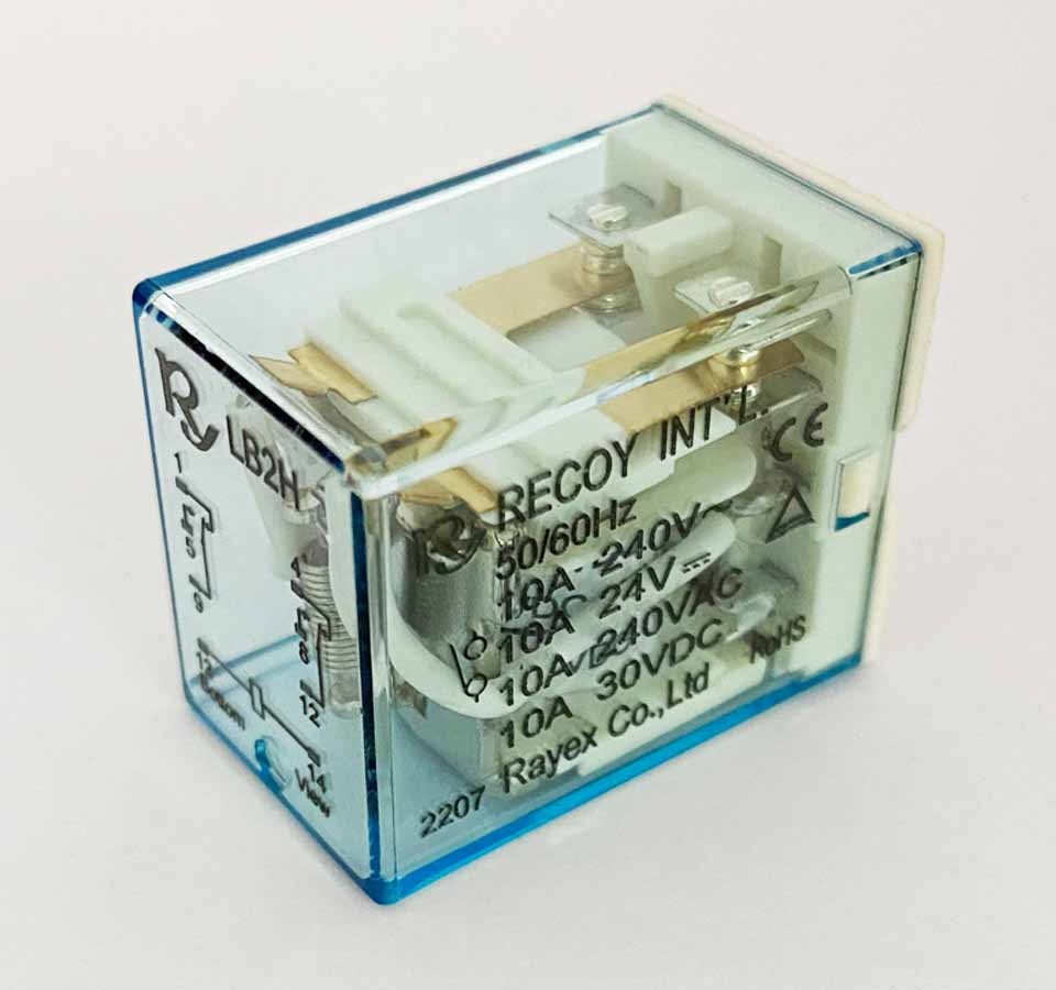LB2H-12DP"2組接點"繼電器插板 ( LB2H-12DP/DC12V 10A )