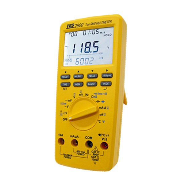 TES 真有效值三用電錶( TRUE RMS ) ( TES-2900 )