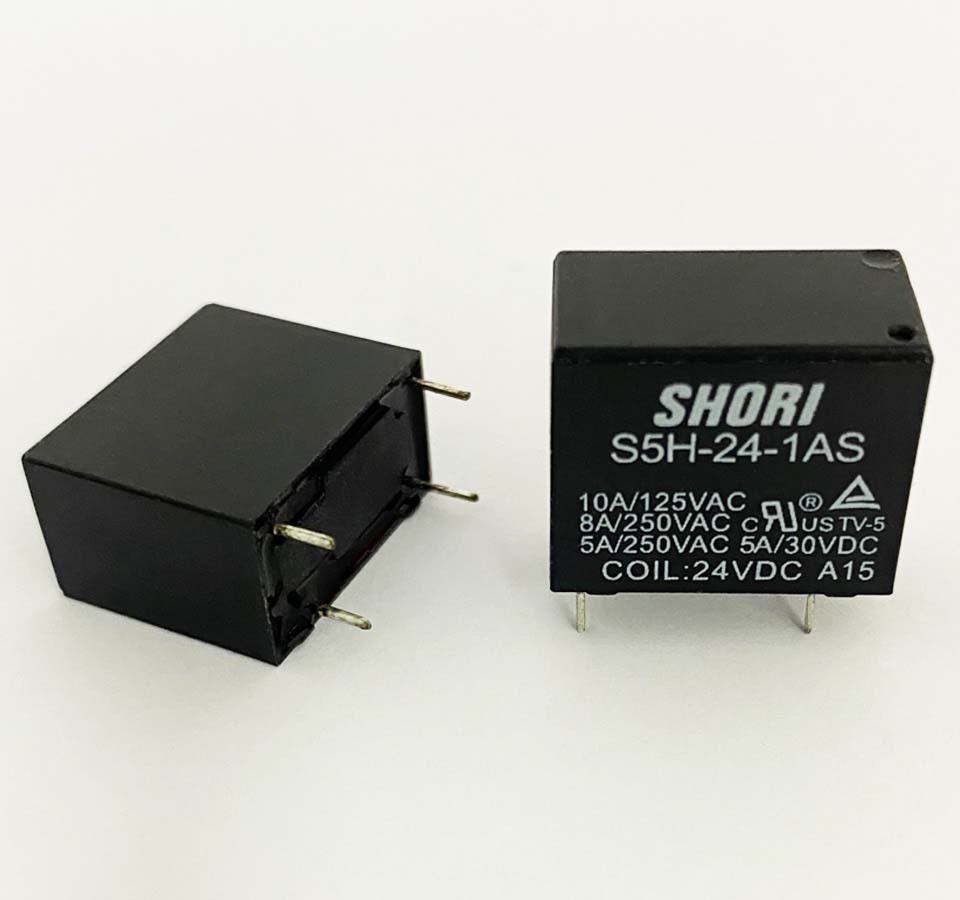 DC24V"1組接點"繼電器 ( S5H-24-1AS )