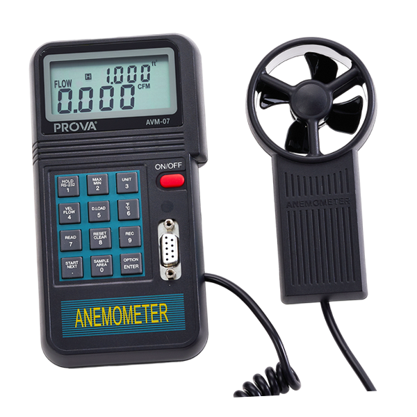 TES 記憶式風量計(RS232) ( AVM-07 )
