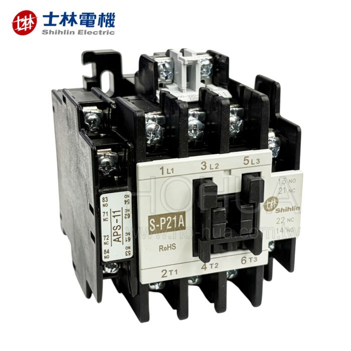 士林電機 電磁接觸器 220VAC 2a2b ( S-P21A )