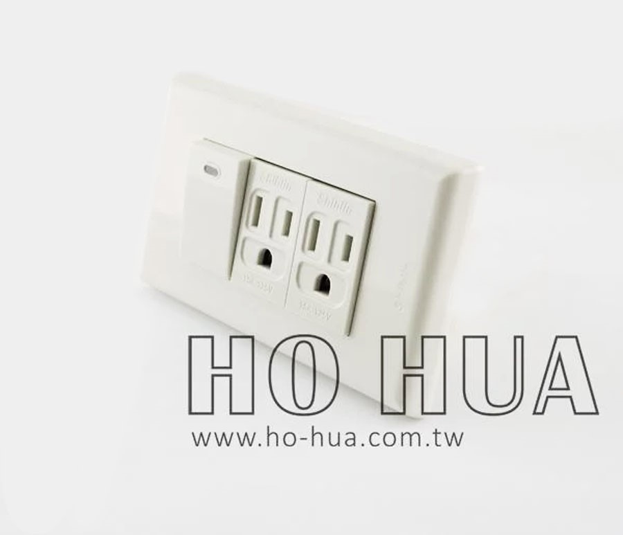 單開關雙插聯蓋座