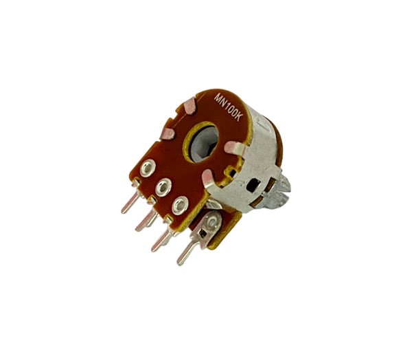 16Ø(10mm)100K平衡雙連可變電阻 ( 16T1-MN100KL 10KC/CC/N=5/LAL )