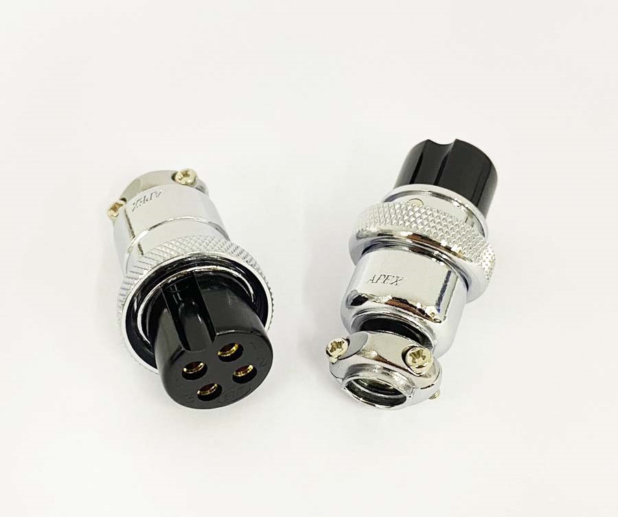 PLT 19Ø 4P長母頭/金屬接頭 ( PLT-194-P )