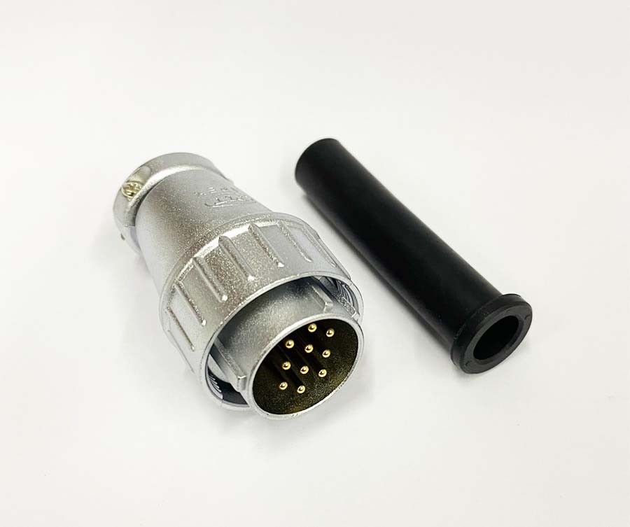 PLT 24Ø 10P金屬接頭/長公頭 ( PLS-2410PM )