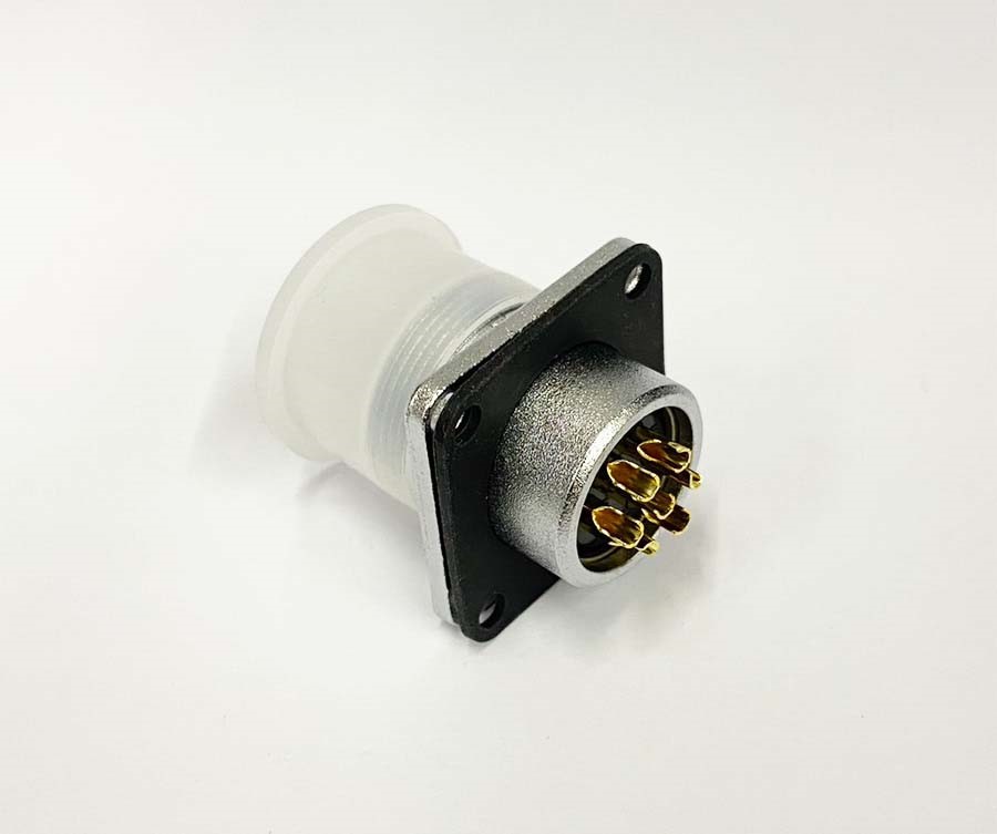 PLT 20Ø 7P 方型短母 金屬固定座  ( PLS-207RF )