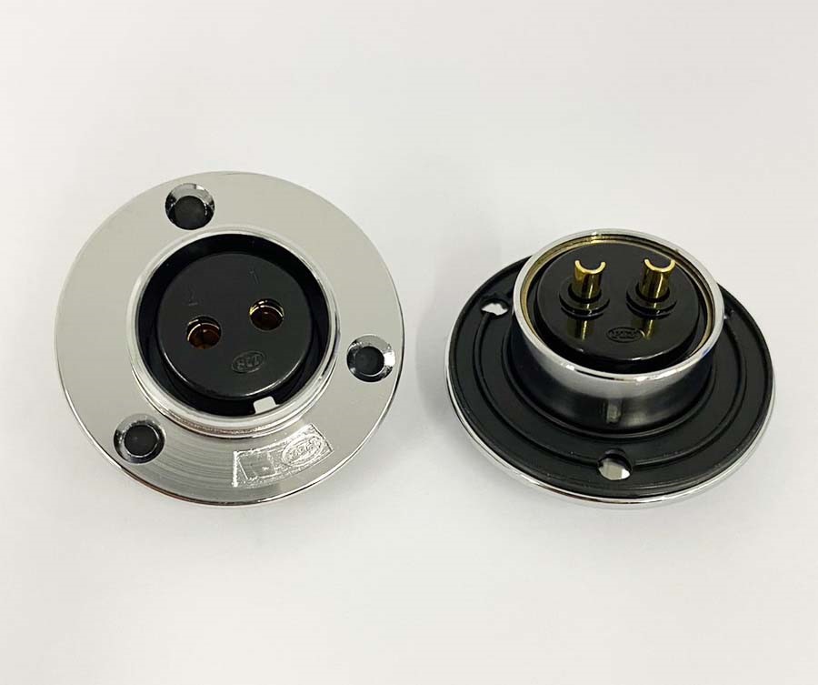 PLT 25Ø 2P短母座/金屬固定座 ( PLT-252RF )