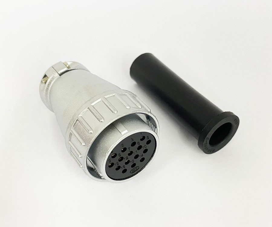 PLT 28Ø 16P長母頭/金屬接頭 ( PLS-2816PF )