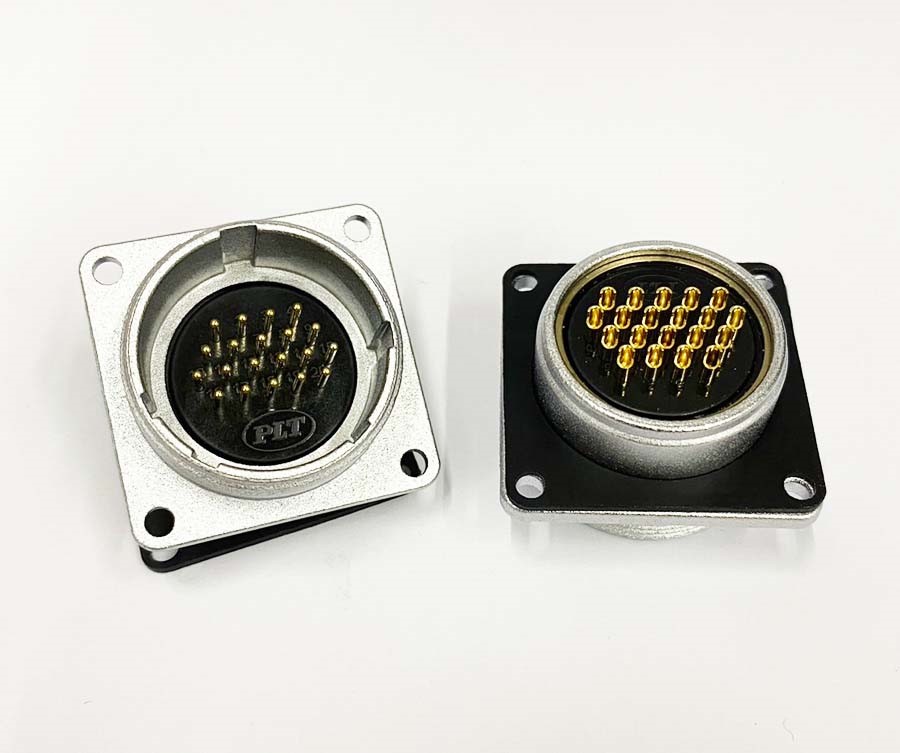 PLT 28Ø 20P 方型短母 金屬固定座 ( PLS-2820RM )