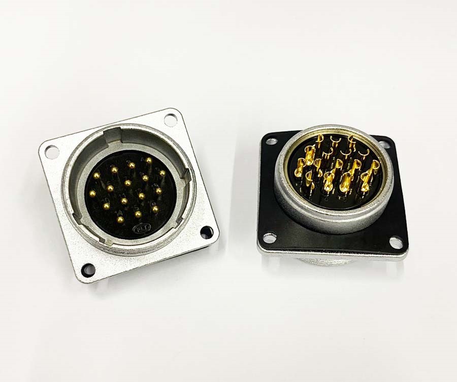 PLT 28Ø 16P 方型短母 金屬固定座 ( PLS-2816RM )
