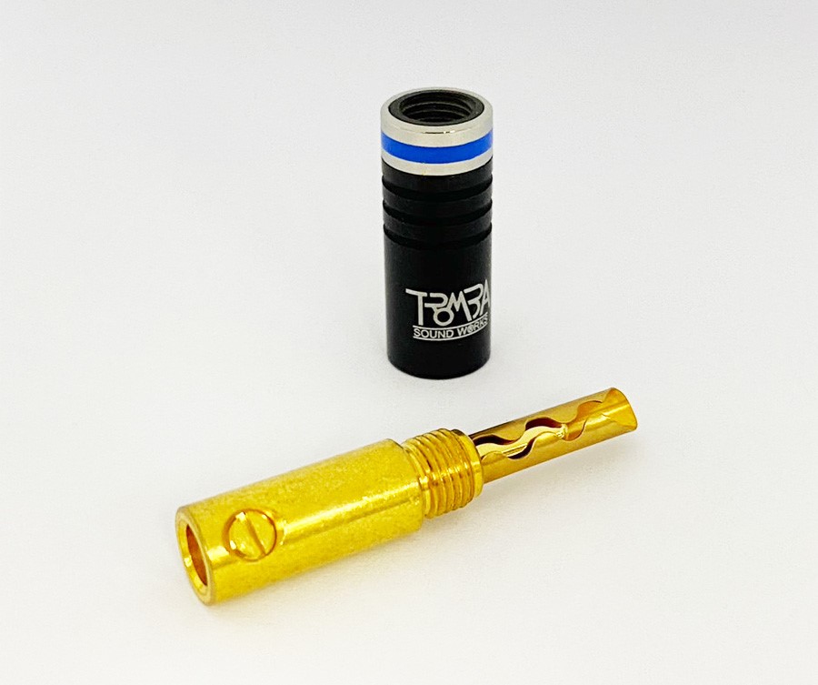 TROMBA 波浪型插頭(藍)無磁金 ( BP-239BL(5mm) )