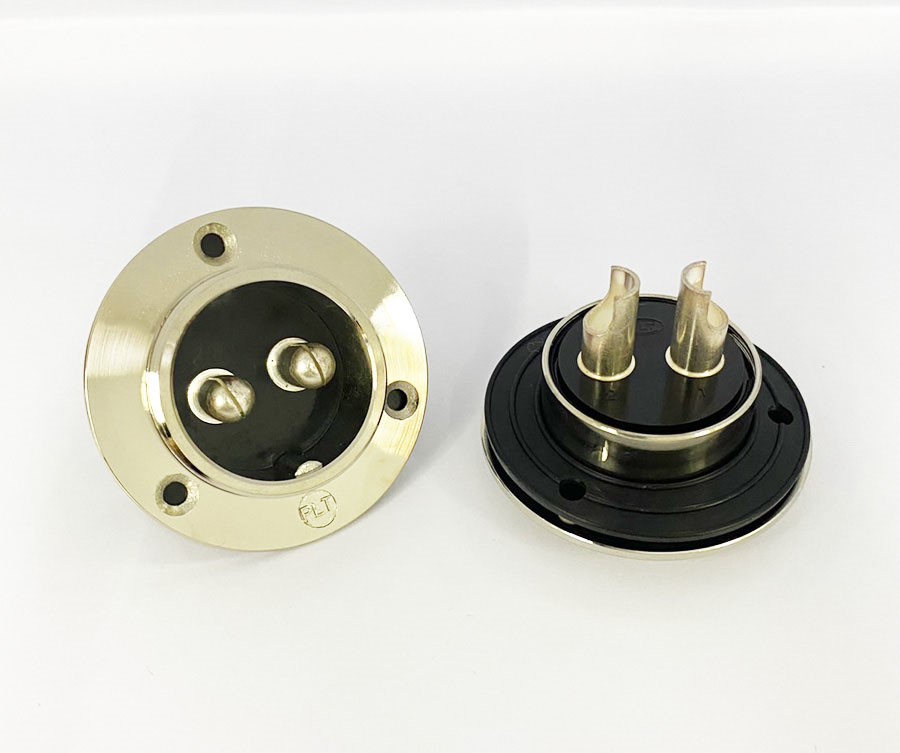 PLT 32Ø 2P短公頭/金屬接頭 ( PLT-322RM )