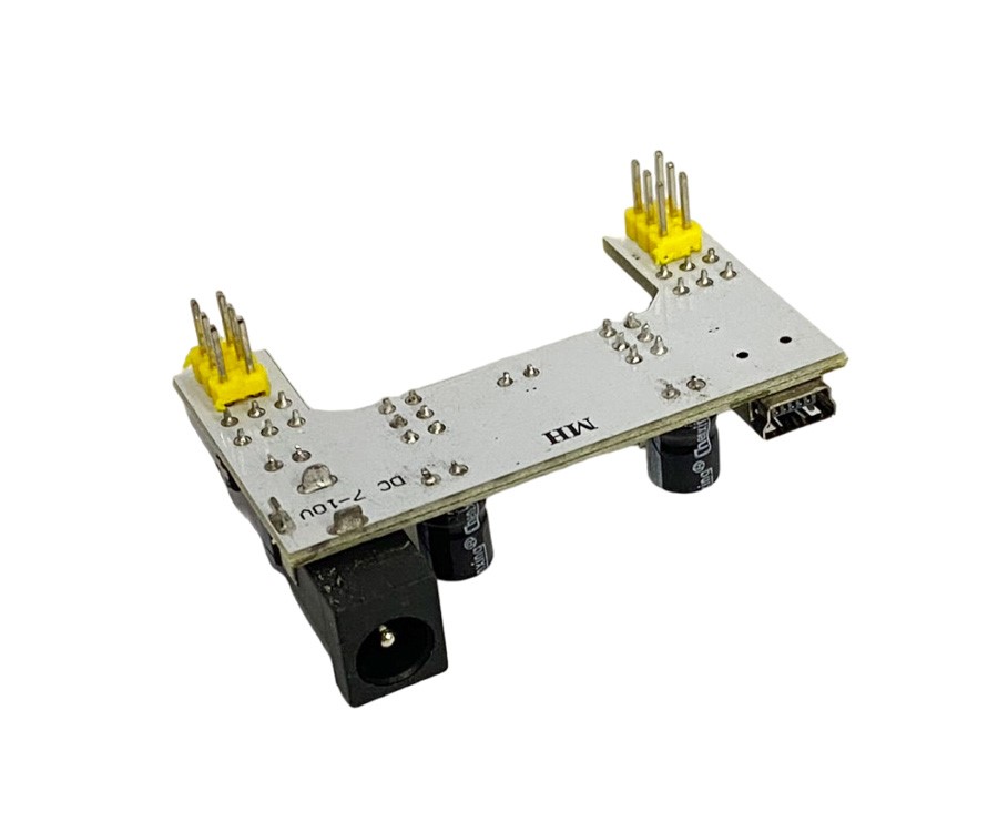 麵包板專用電源模組 ( in:7~12V o:3.3V~5V可切換 )