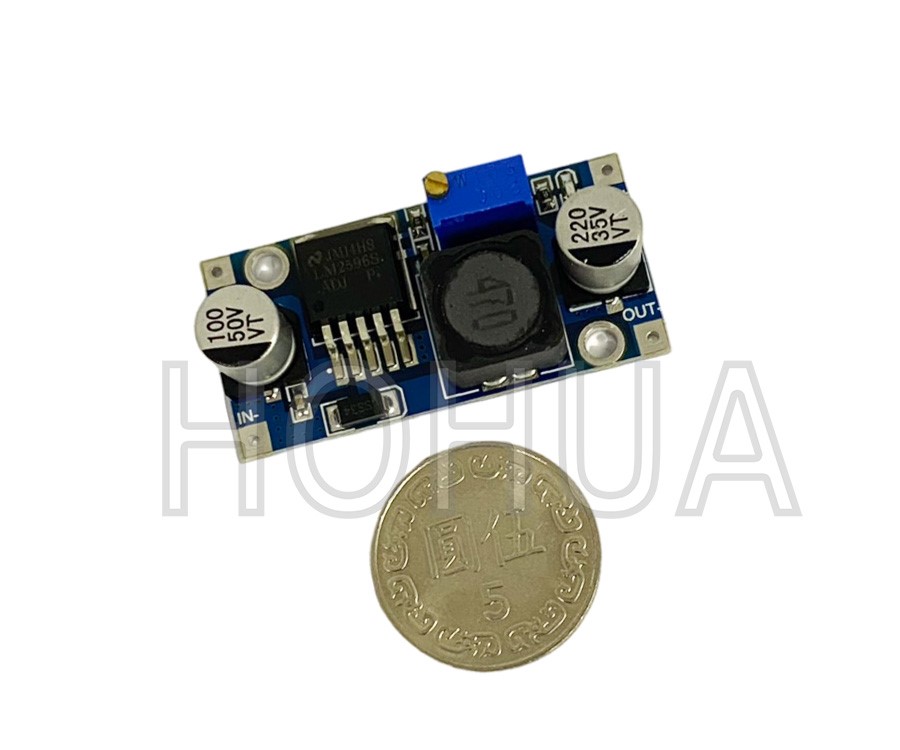 DC-DC降壓模組2596 ( 入3.2~40V 出1.25~35V 2A )