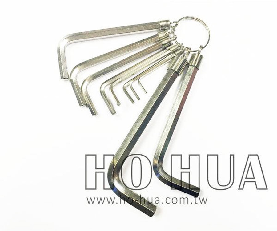 ALSTRONG 公制鉻釩鋼六角板手組10pcs ( ALS-HX-CDR-10M )