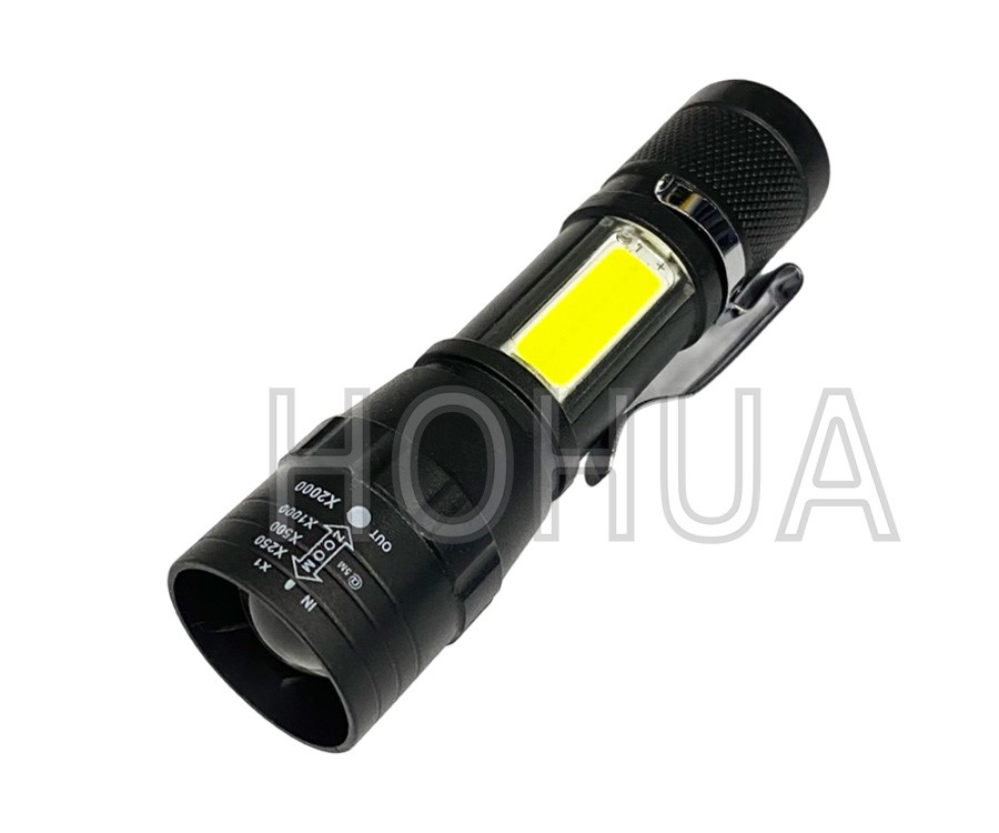 超亮LED USB充電手電筒