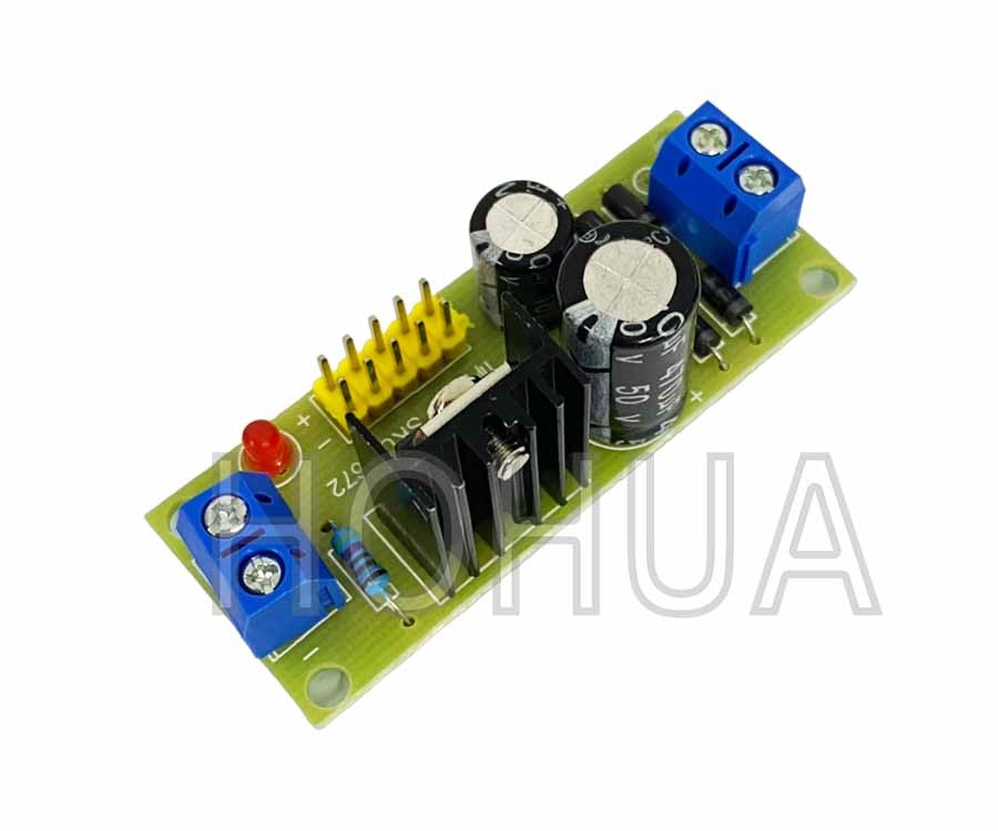 LM7805穩壓模組 ( in:7.5~20V o:5V 1.2A(MAX) )