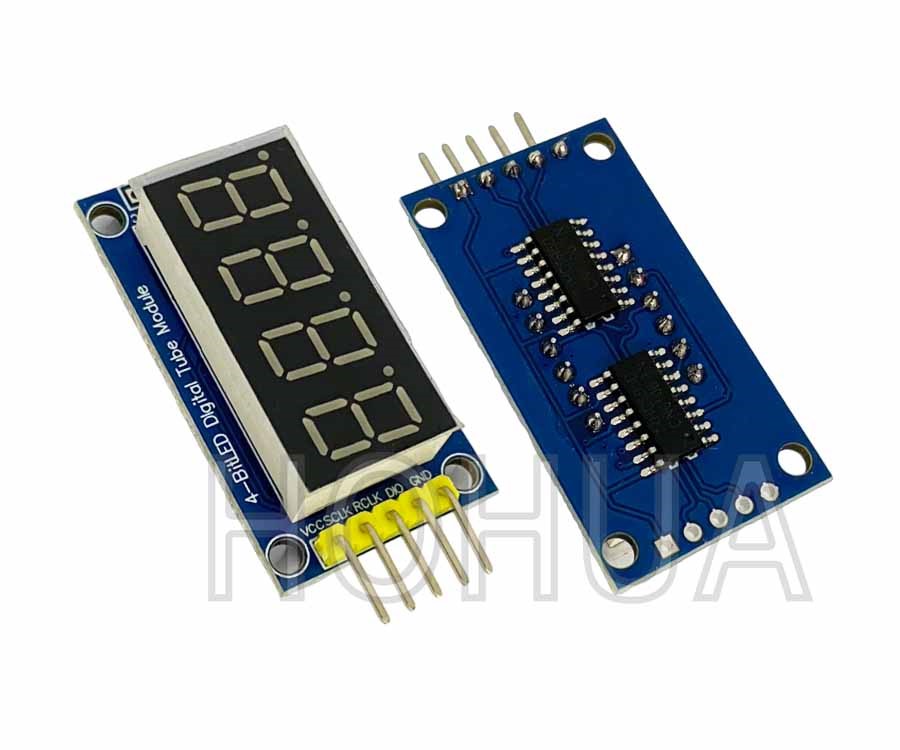 四位數串列式七段顯示器 ( KTDUINO 595 )