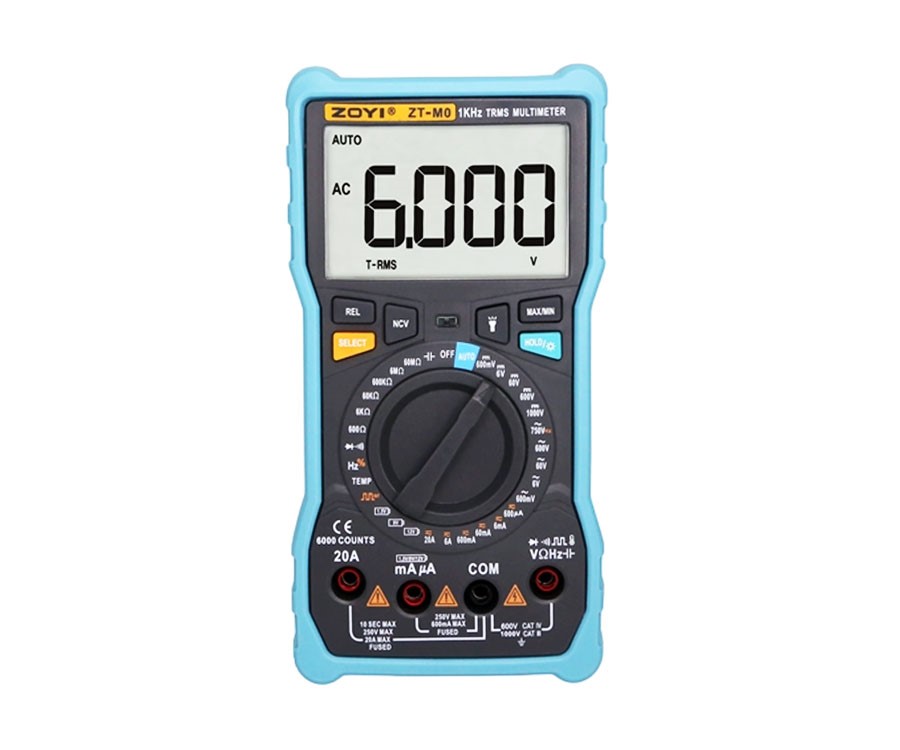 ZOYI 智能量測+手動換檔多功能電錶  ZT-M0