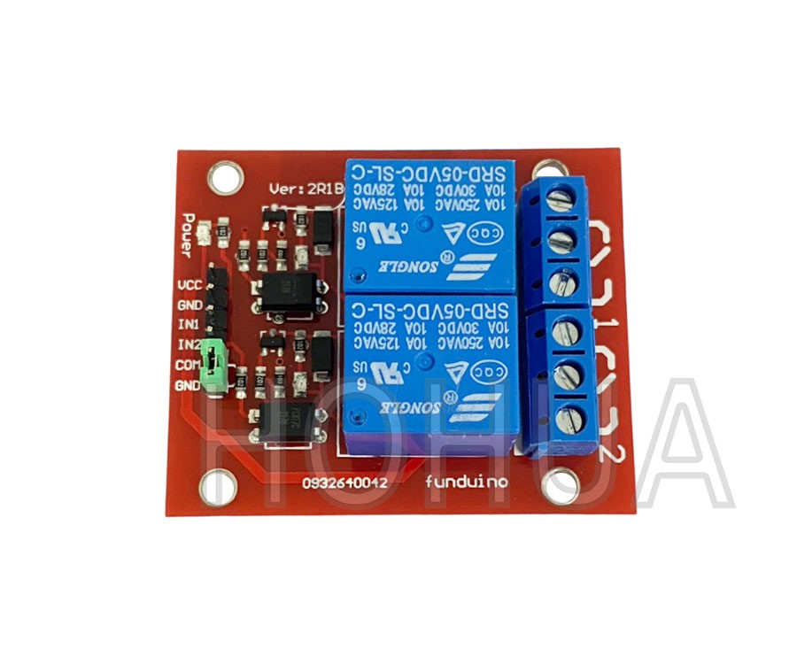 2路繼電器模組 ( KTDUINO RELAY-2 )