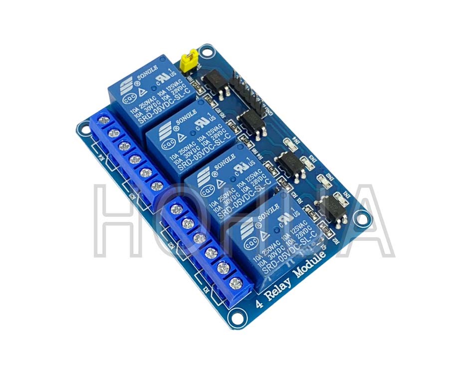 4路繼電器模組5V(低電平觸發) ( X0009 )