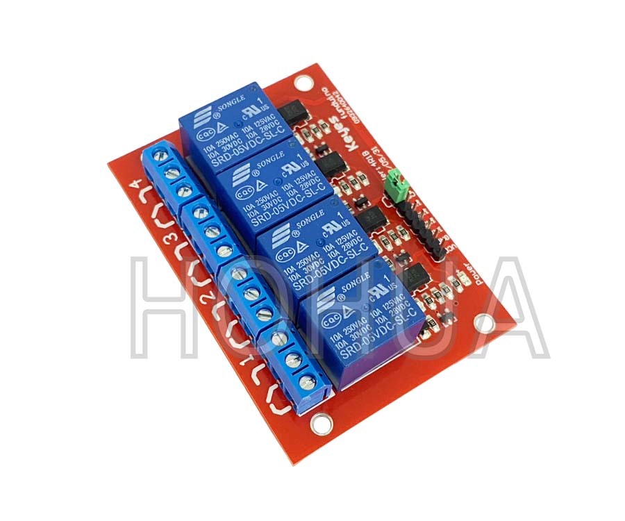 4路繼電器模組 ( KTDUINO RELAY-4 )