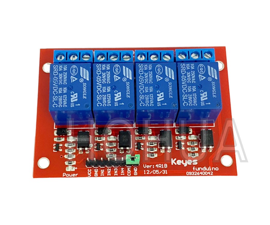 4路繼電器模組 ( KTDUINO RELAY-4 )