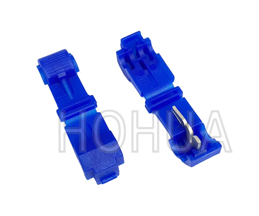 中接端子/藍色 100pcs ( 18-14AWG )