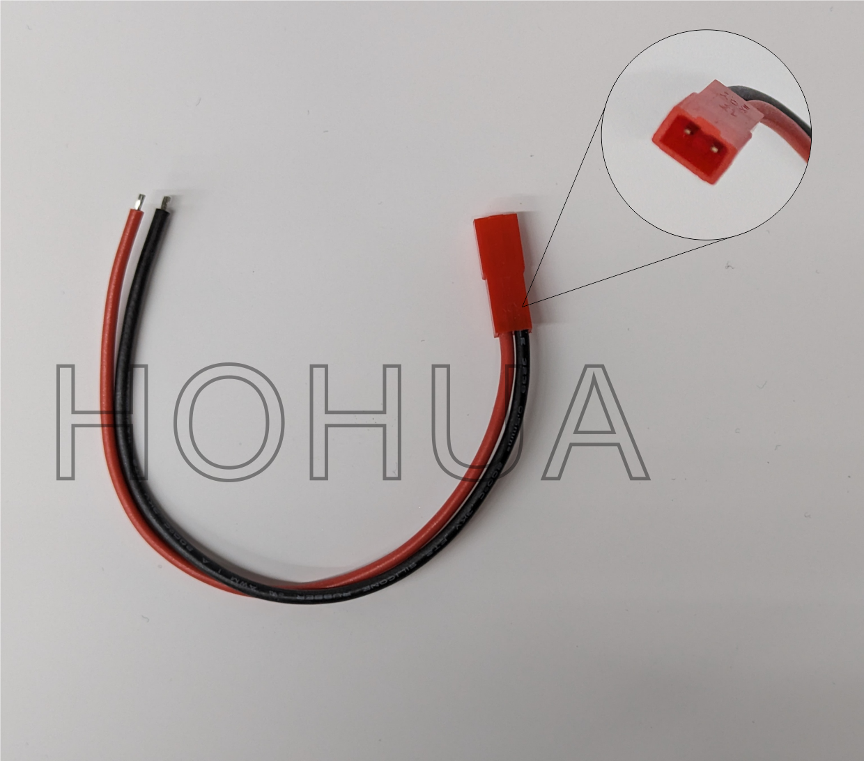 JST 矽膠公母電源線